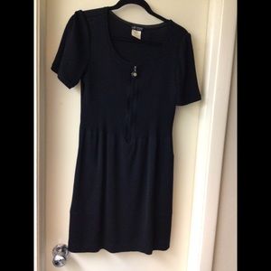 Noriko Maeda Black knit dress Vintage